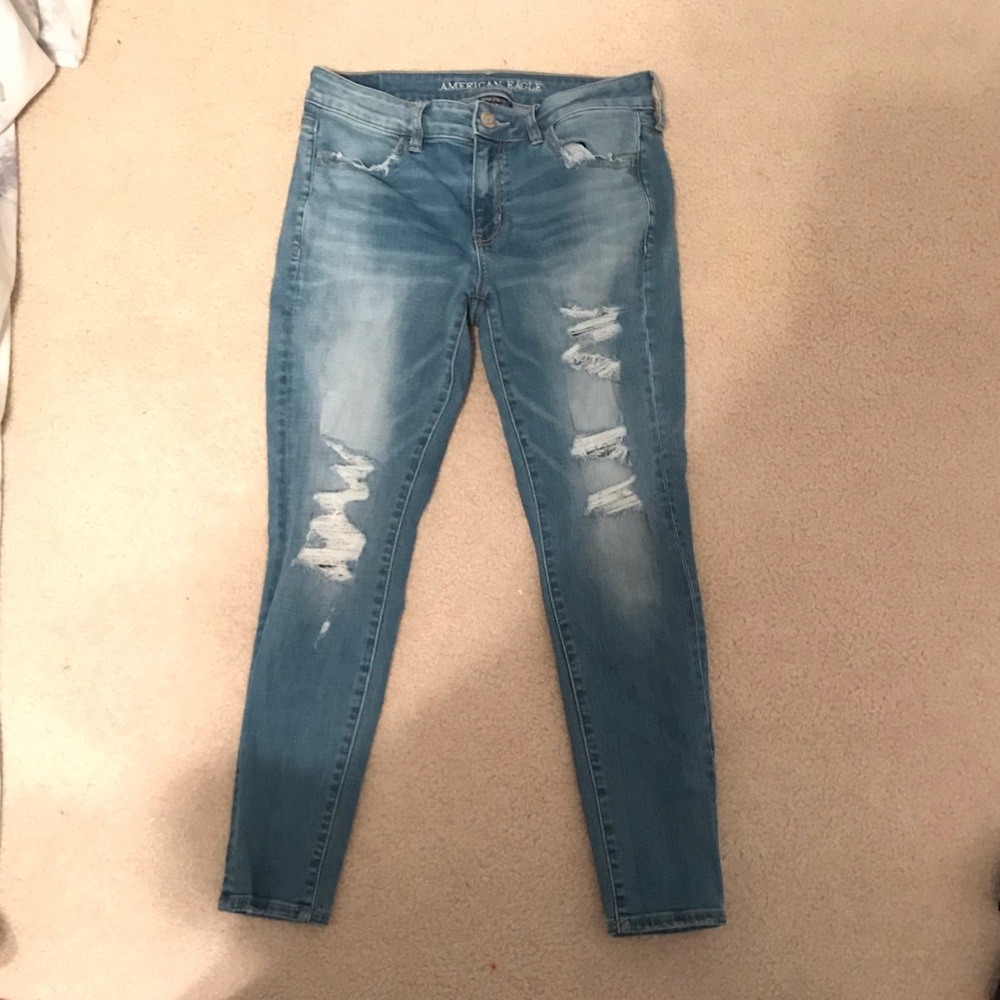 American Eagle Distressed Jeggings